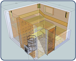 Проекты саун 3D
