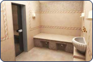 Строительство бани хамам – роскошь и практичность внутренней отделки